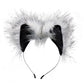 Grey Wolf Tail Anal Plug and Ears Set