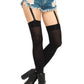 Attached Clip Garter Thigh Highs - One Size LA-6338