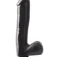 Basix Rubber Works - 10 Inch Dong With Suction Cup - Black PD4222-23