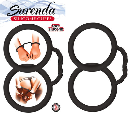 Surenda Silicone Cuffs - Black NW2654-2