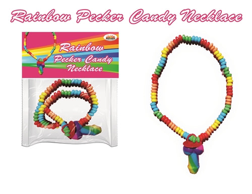 Rainbow Pecker Candy Necklace HTP2977