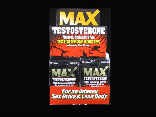 Max Testosterone - 24 Count Display - 2 Count Packets MD-MT24