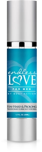 Endless Love for Men Stay Hard and Prolong Water Based Lubricant 1.7 Oz BA-ELMSP17