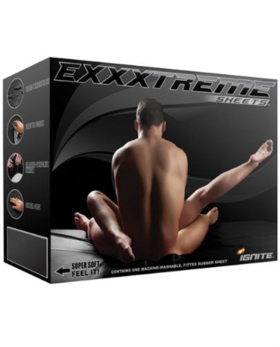 Exxxtreme Sheets - California King Size - Black SI-95203
