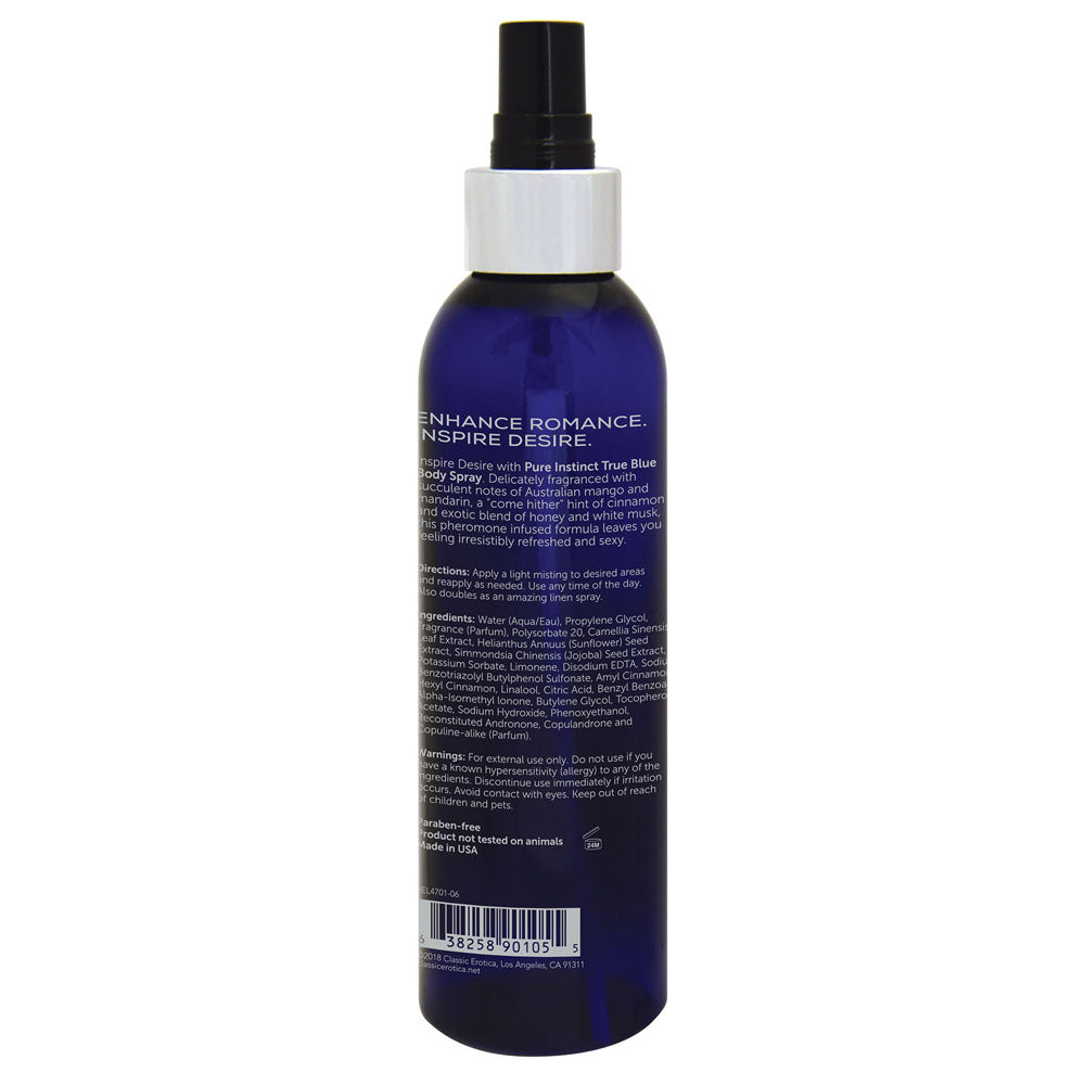 Pure Instinct Pheromone Body Spray True Blue 177 ml | 6 Fl Oz JEL4701-06