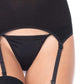 Zara Garter Belt and Stocking - Queen - Black