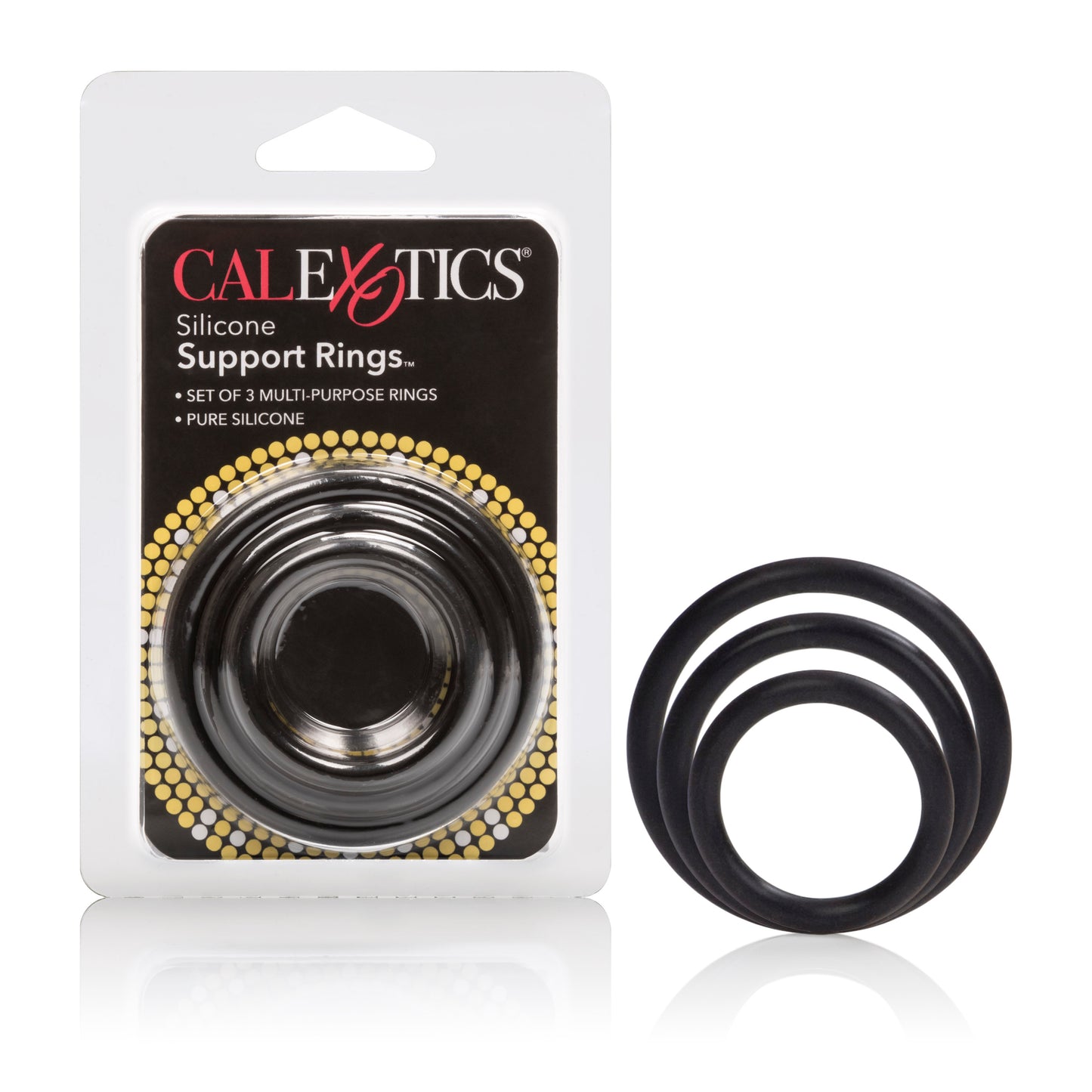 Silicone Support Rings - Black SE1455252