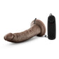Dr. Skin - Dr. Dave - 7 Inch Vibrating Cock With Suction Cup - Chocolate BL-13706