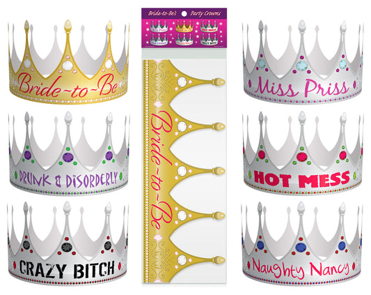 Bride-to-Be Party Crowns KG-NVS18