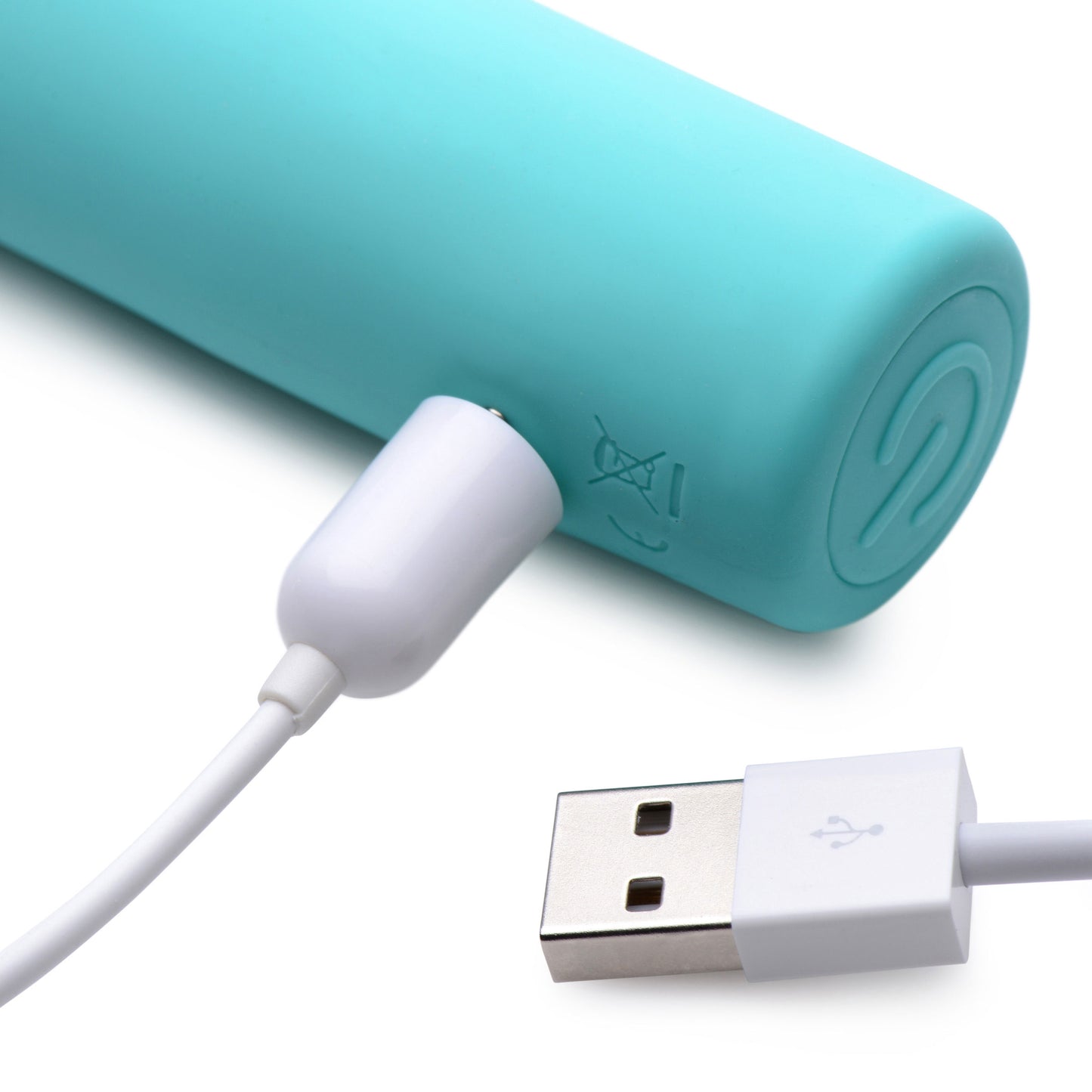 5 Star 9x Come-Hither G-Spot Silicone Vibrator -  Teal