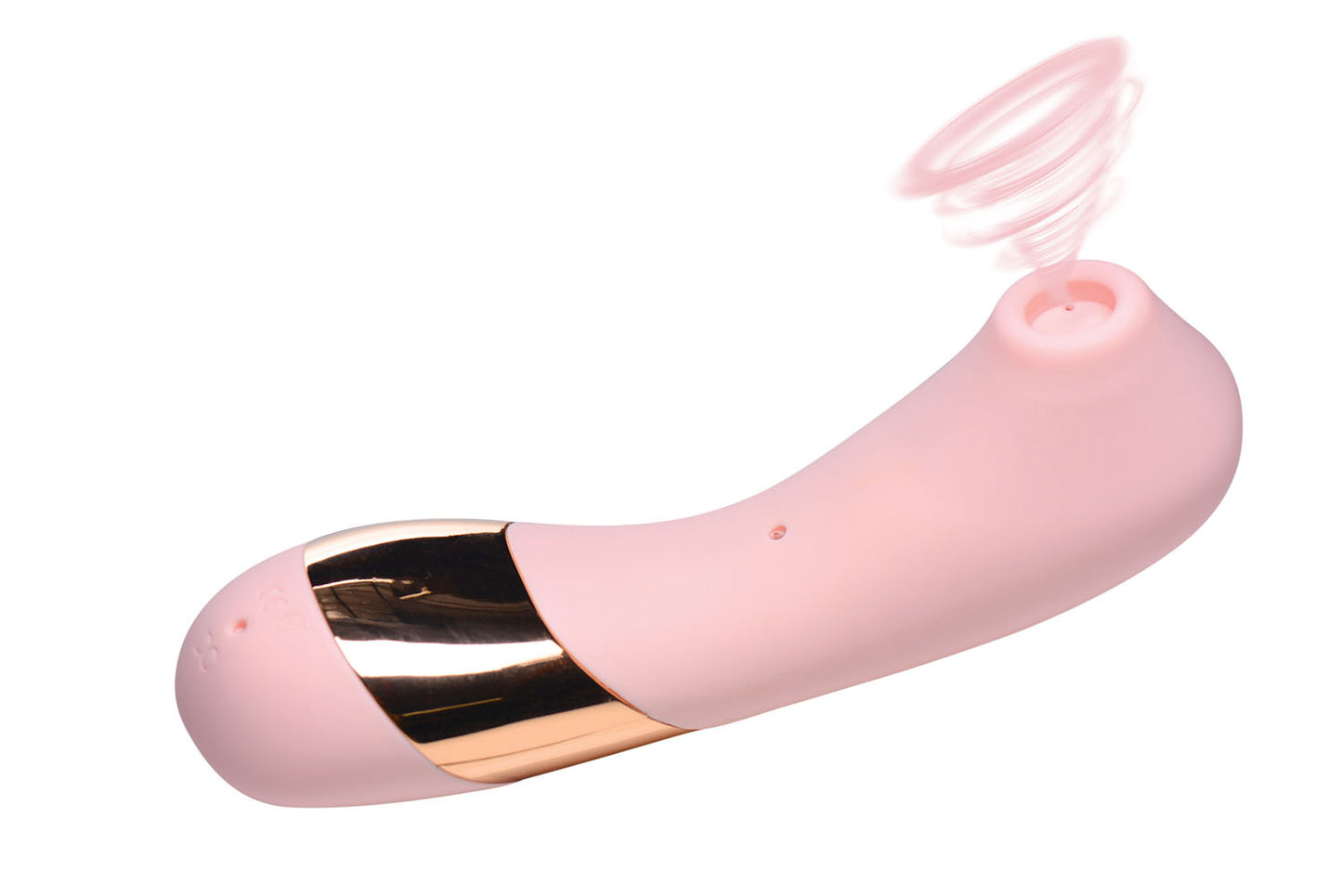 Shegasm Tickle Tickling Clit Stimulator With Suction - Pink INM-AF938