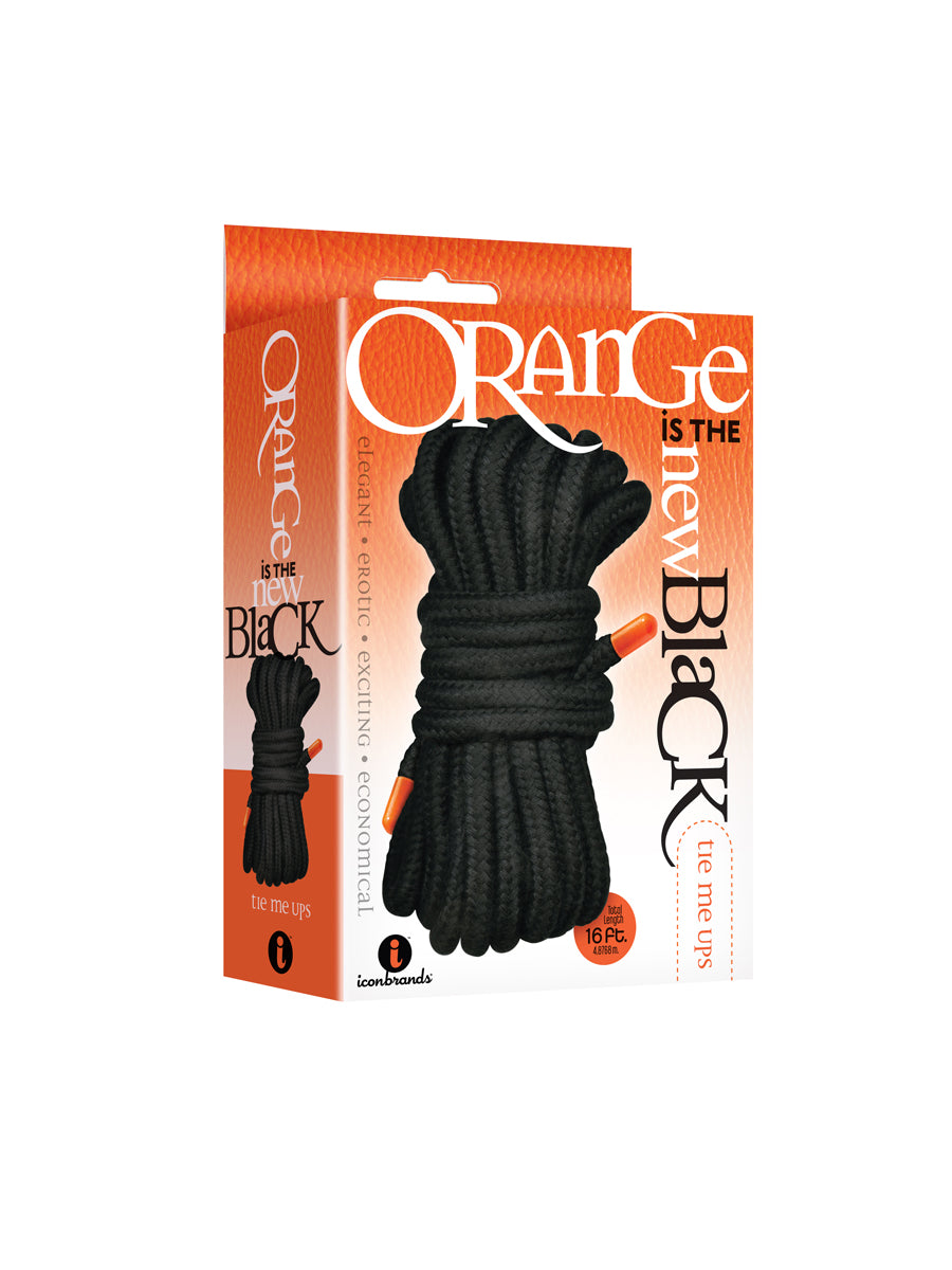 The 9's Orange Is the New Black Tie Me Ups - Black ICB2322-2