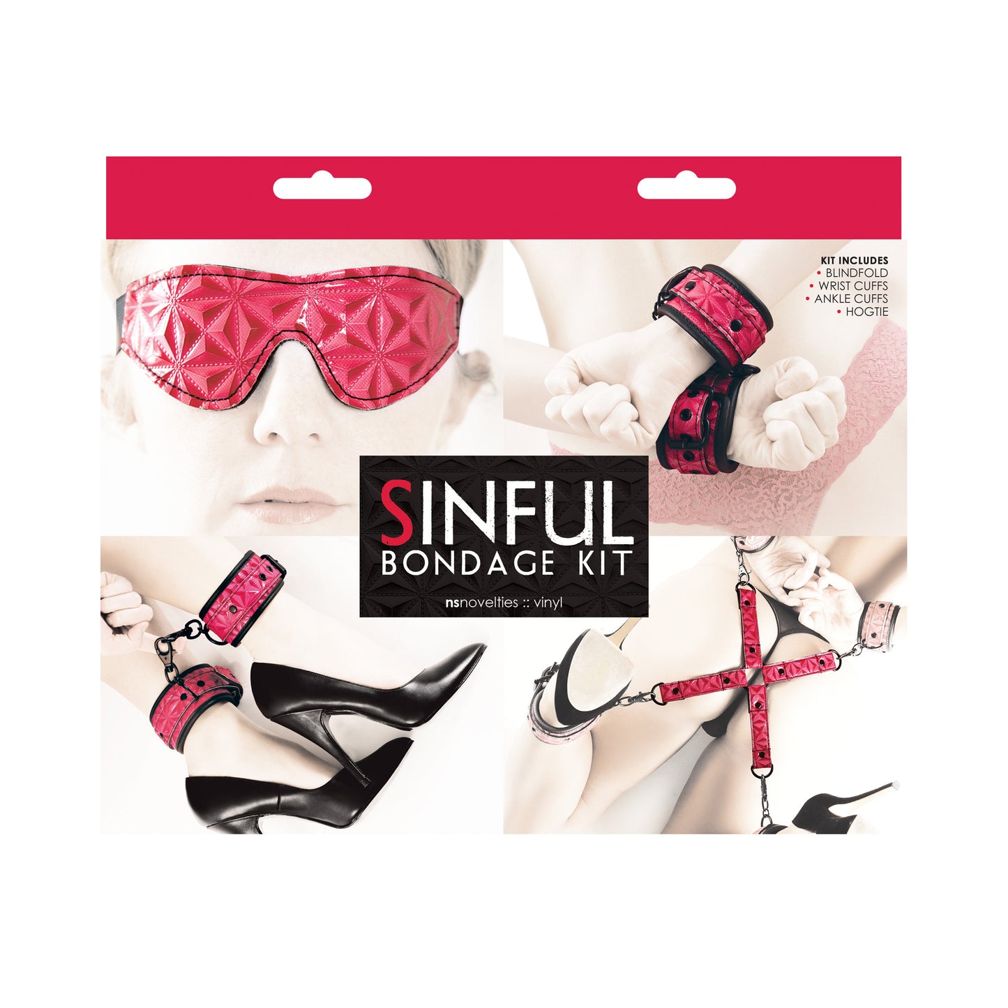 Sinful - Bondage Kit - Pink NSN1219-04