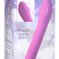 5 Star 9x Pulsing G-Spot Silicone Vibrator - Pink