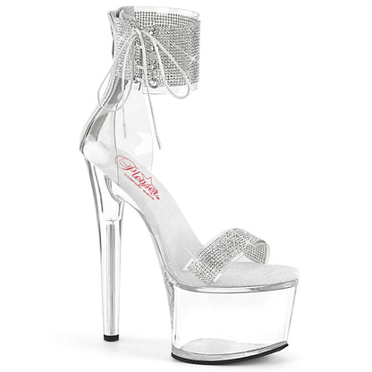 Rhinestone Embellished Ankle Cuff & Toe Strap,
