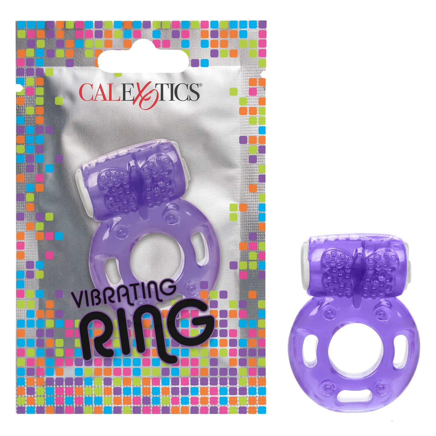 Foil Pack Vibrating Ring - Purple SE8000401