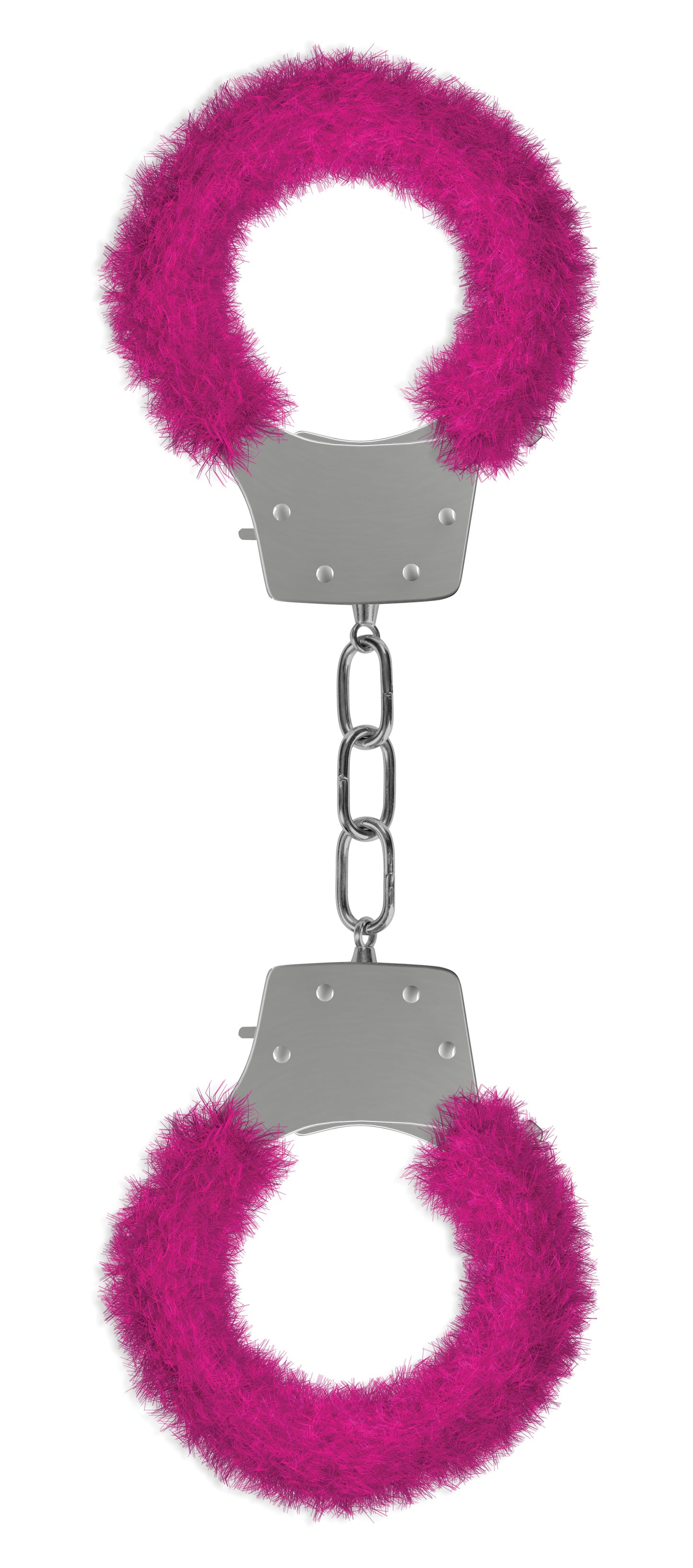 Pleasure Furry Handcuffs - Pink