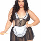 3 Pc Fantasy French Maid - 1x/2x - Black/white