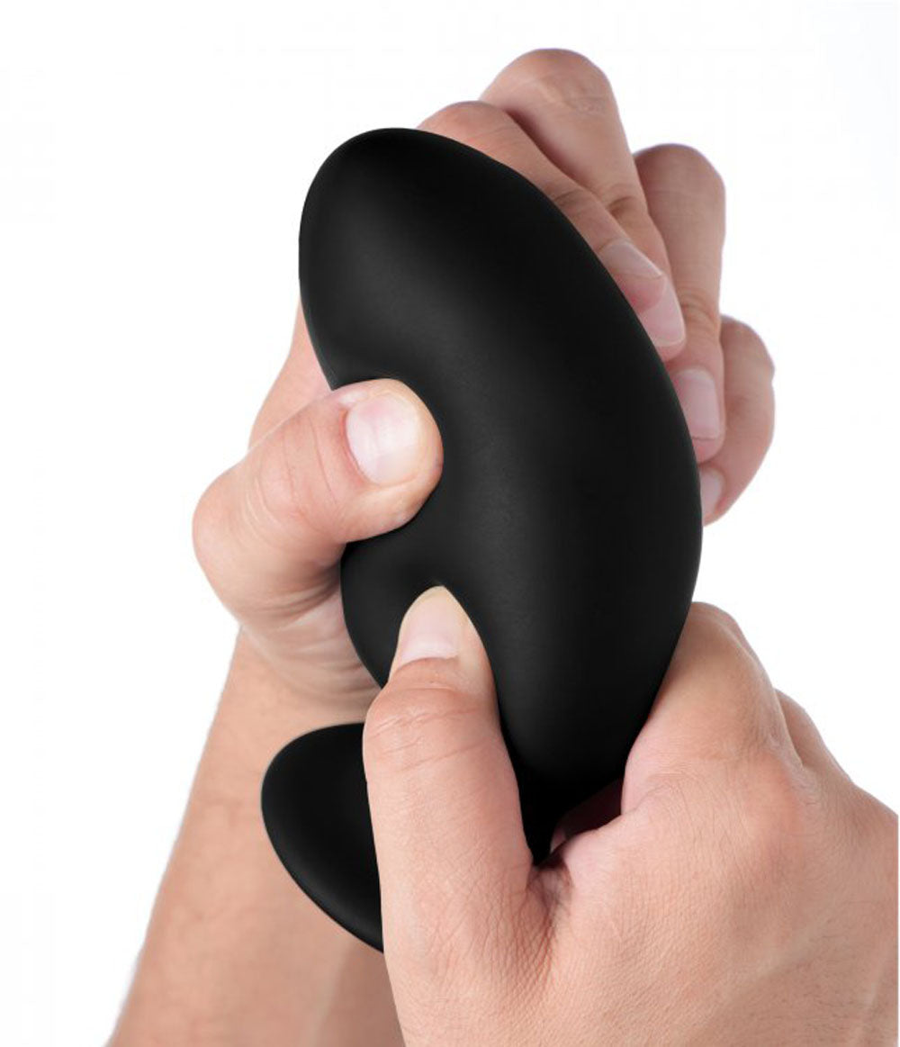Squeezable Silicone Anal Plug - Small