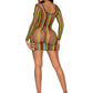 Rasta Net Mini Dress - One Size LA-86959