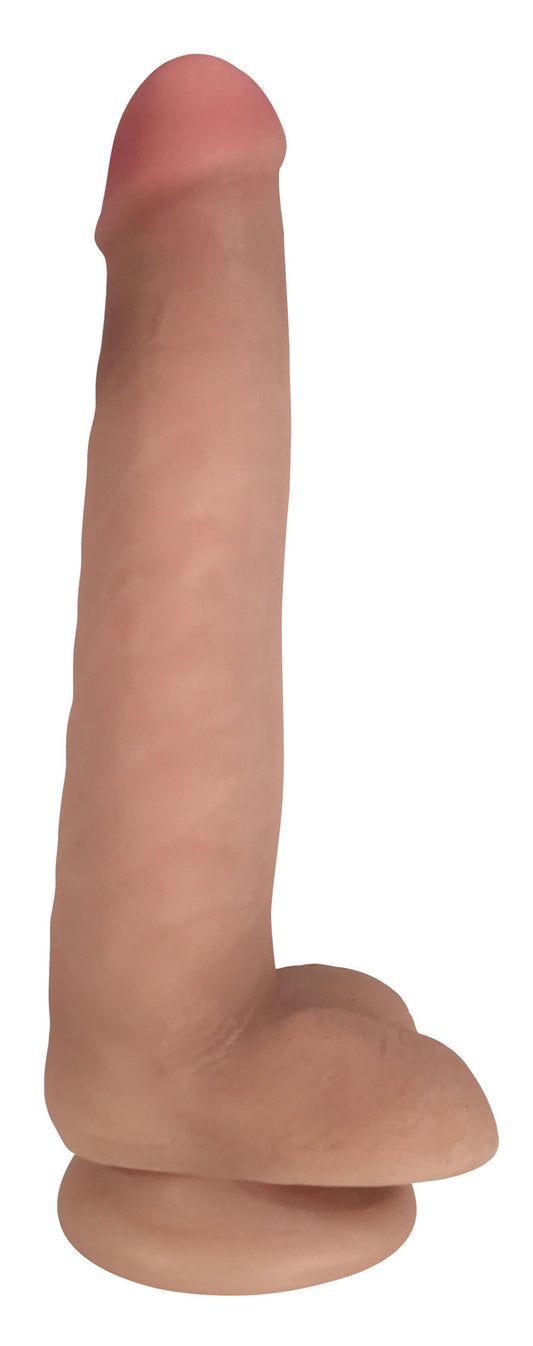 Easy Riders 8" Slim Dong With Balls - Vanilla