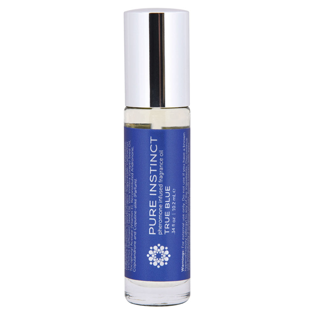 Pure Instinct Pheromone Fragrance Oil True Blue - Roll on 10.2 ml | 0.34 Fl. Oz JEL4000-10