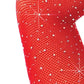 Rhinestone Snap Crotch Bodysuit - One Size - Red