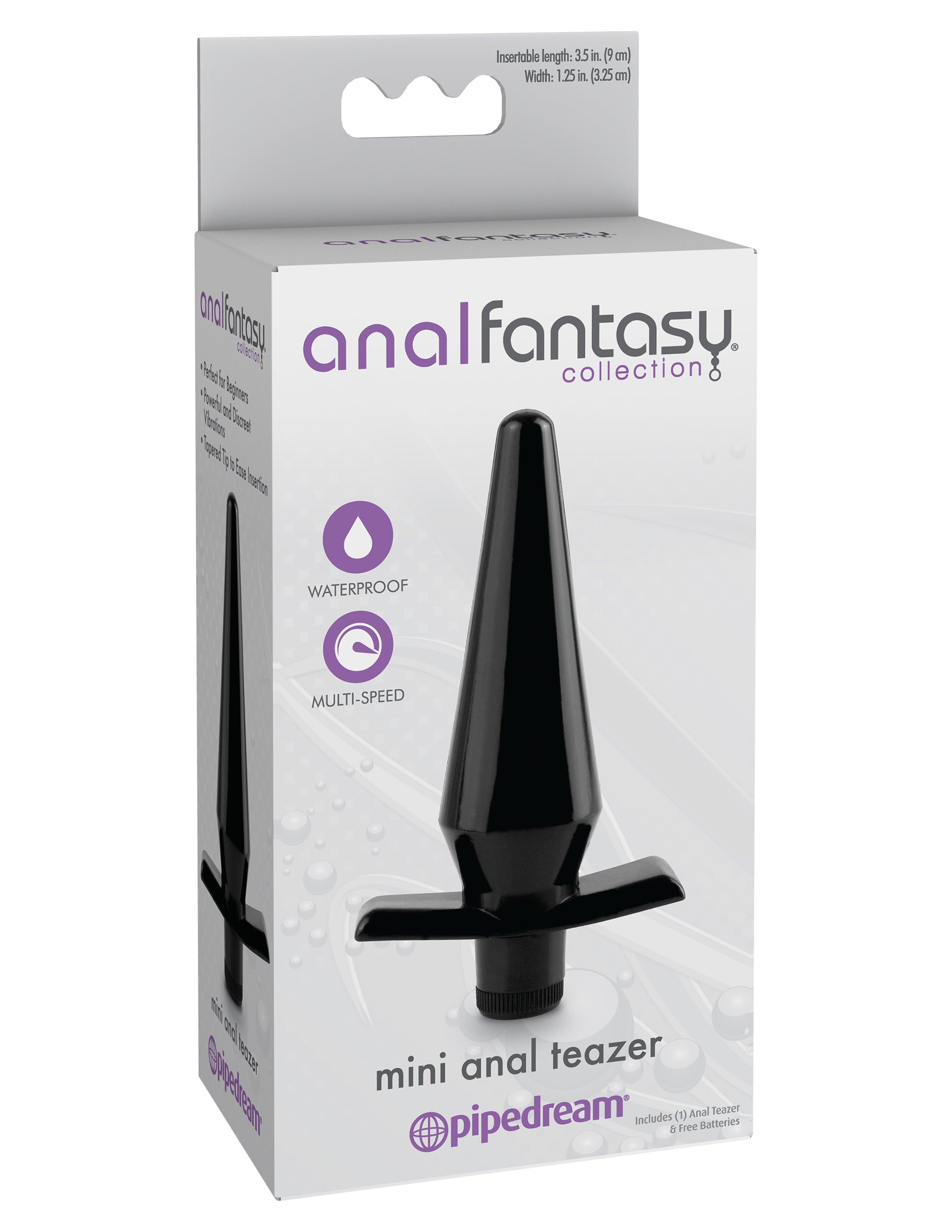 Anal Fantasy Collection Mini Anal Teazer - Black PD4610-23