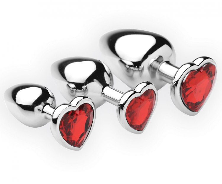 Chrome Hearts 3 Piece Anal Plugs With Gem Accents FR-AF430