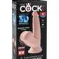 6 Inch Triple Density Cock With Swinging Balls