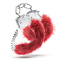 Temptasia - Plush Fur Cuffs - Burgundy