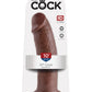 King Cock 10-Inch Cock Brown PD5505-29