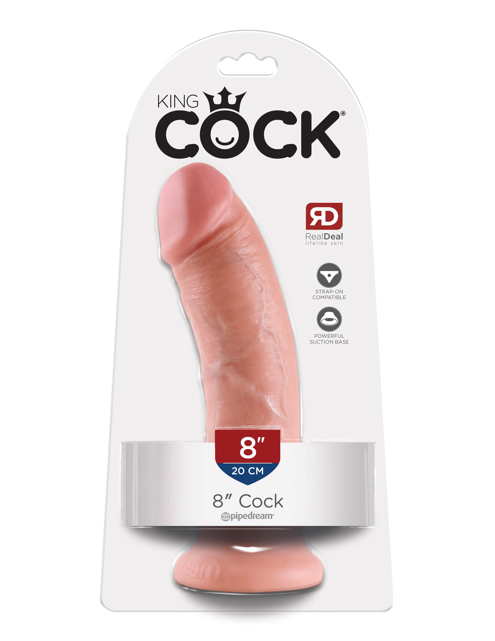 King Cock 8-Inch Cock - Flesh PD5503-21