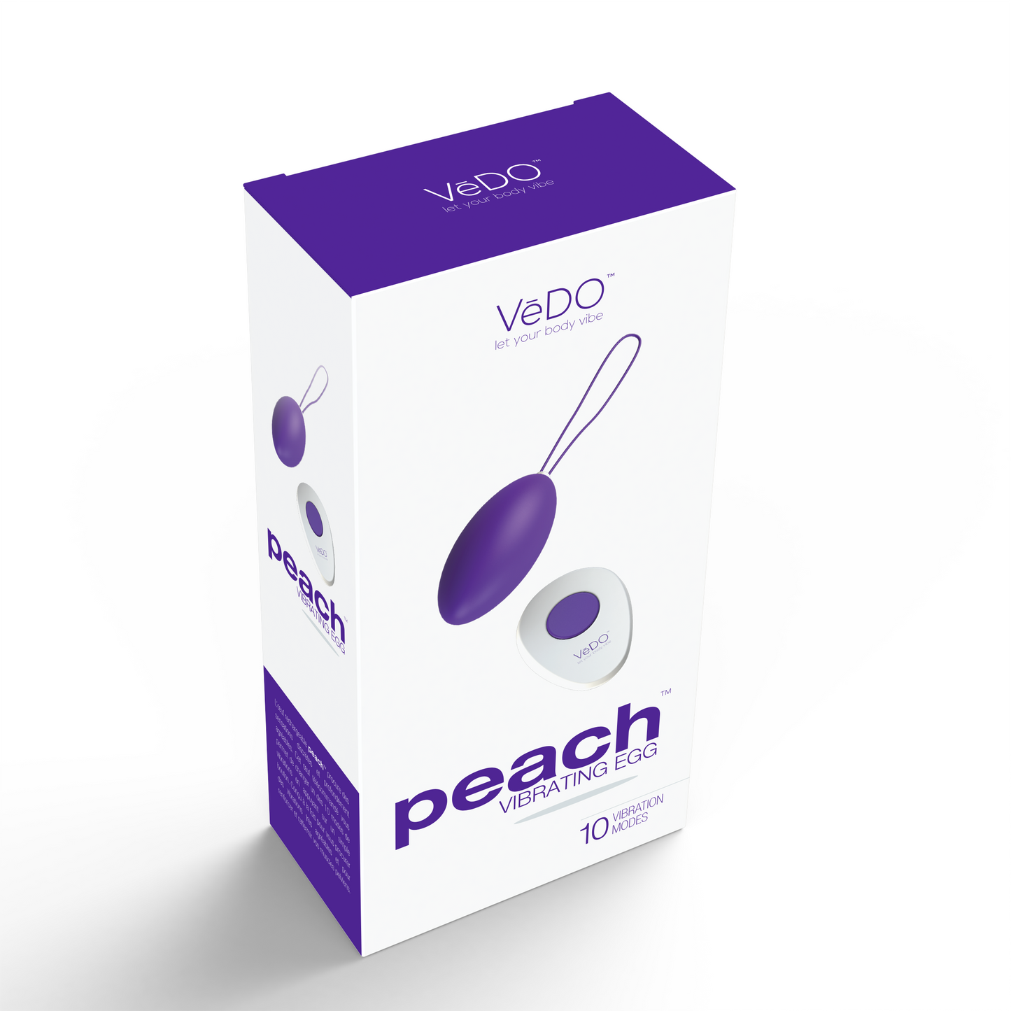 Peach Vibrating Egg - Into You Indigo VI-B0303