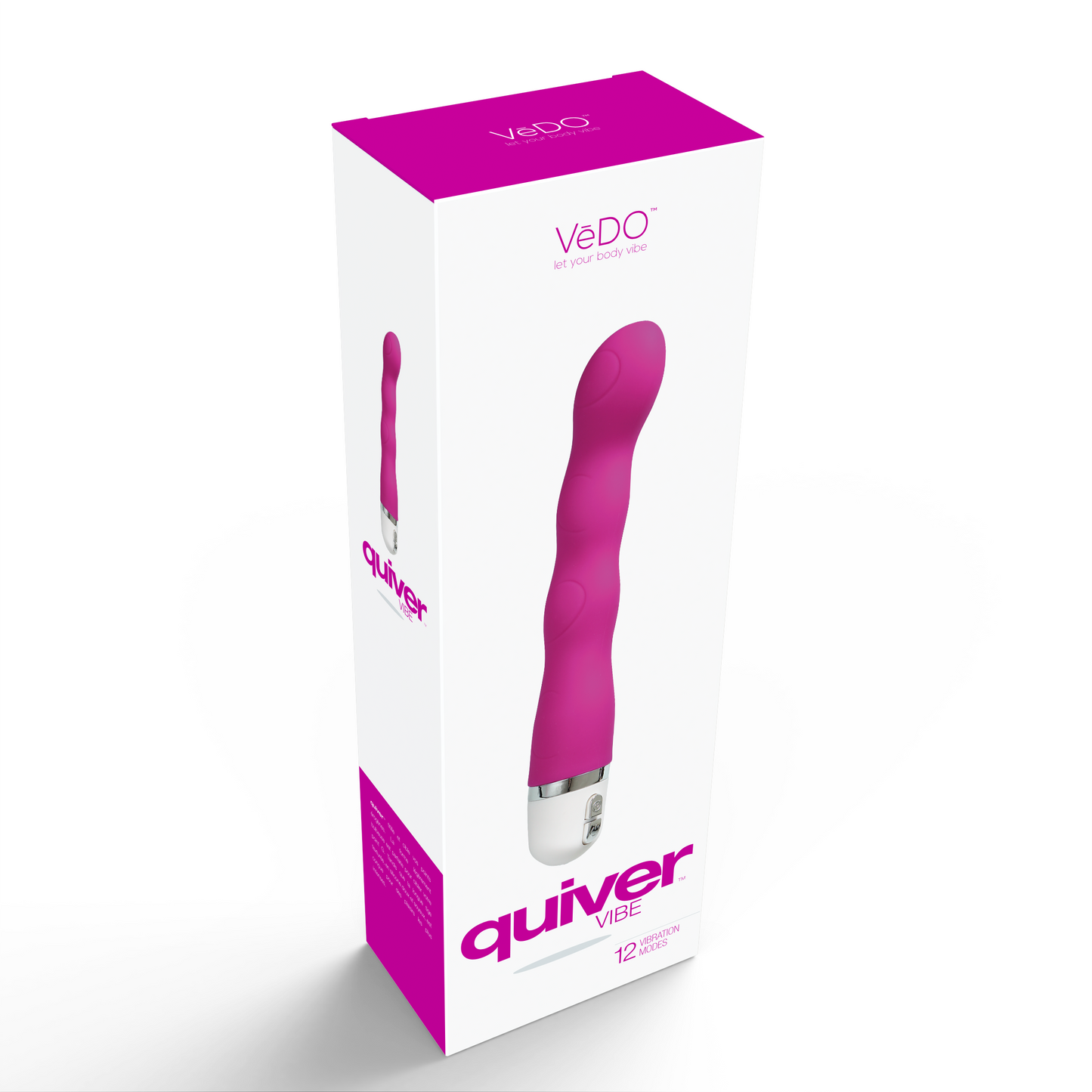 Quiver Vibrator - Hot in Bed Pink VI-P0102HPNK