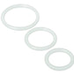 Trinity Silicone Cock Rings - Clear