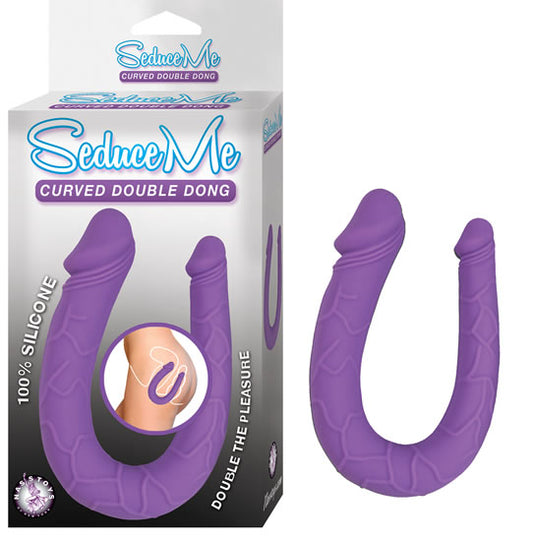 Seduce Me Curved Double Dong - Purple NW2840-2