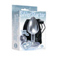 The 9's the Silver Starter Heart Bejeweled Stainless Steel Plug - Diamond ICB2611-2