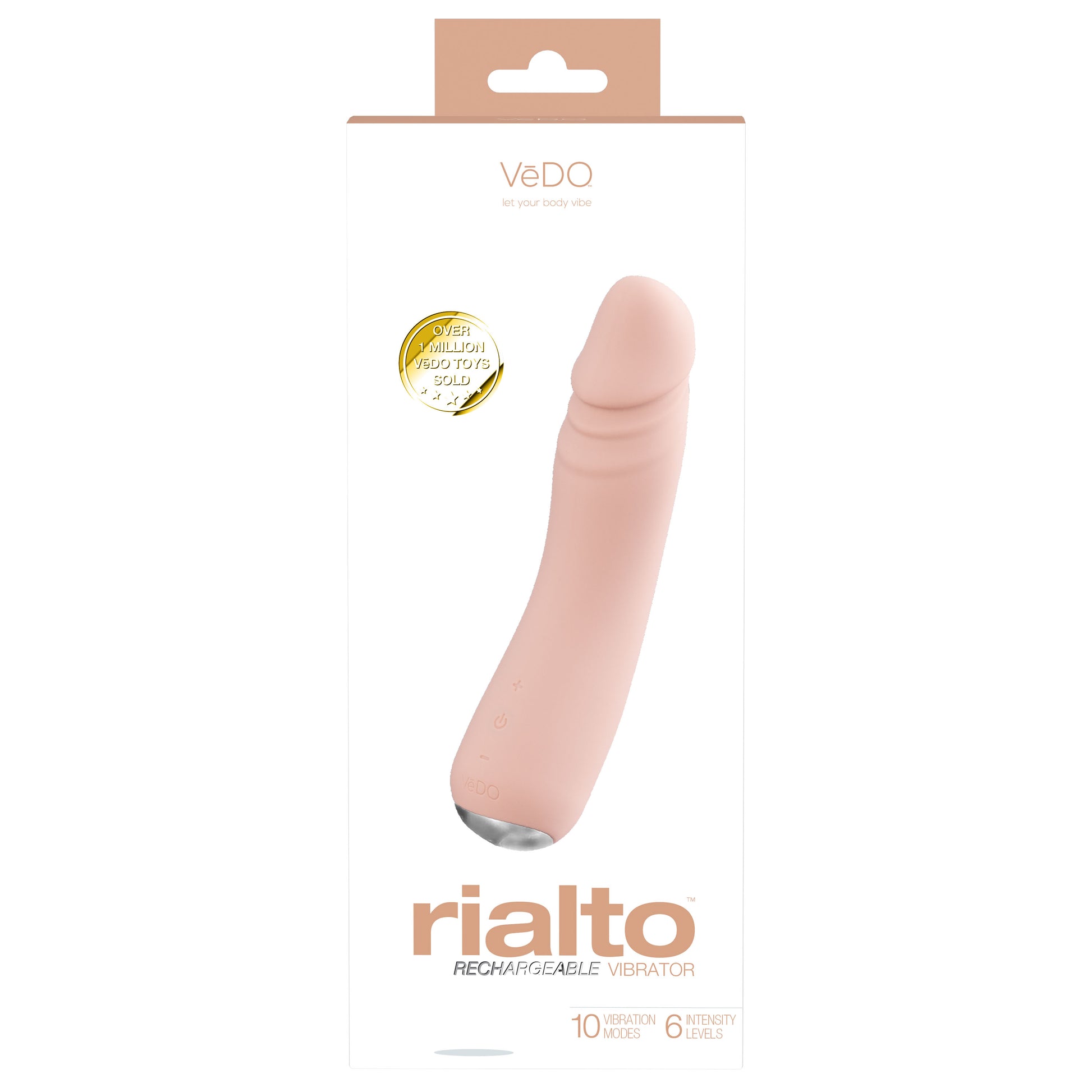 Rialto Rechargeable Vibrator - Vanilla VI-L0115