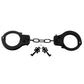 Fetish Fantasy Series Designer Metal  Handcuffs - Black PD3801-23