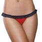 Panty - X-Large - Red/ Black DG-1377REDBKXL