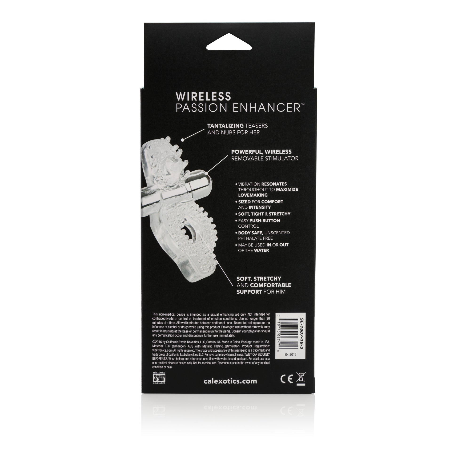 Wireless Passion Enhancer - Clear SE1807103