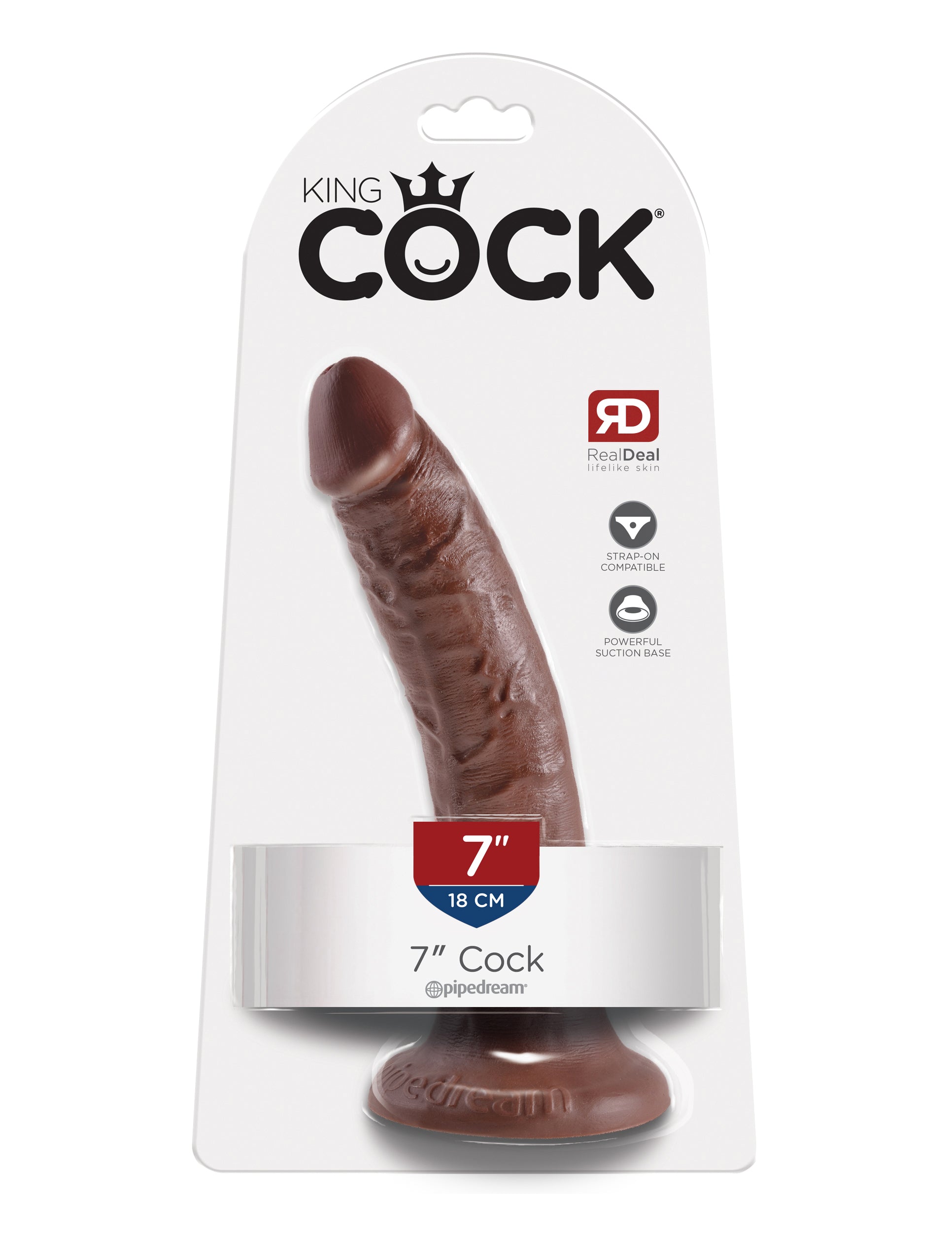 King Cock 7-Inch - Brown PD5502-29