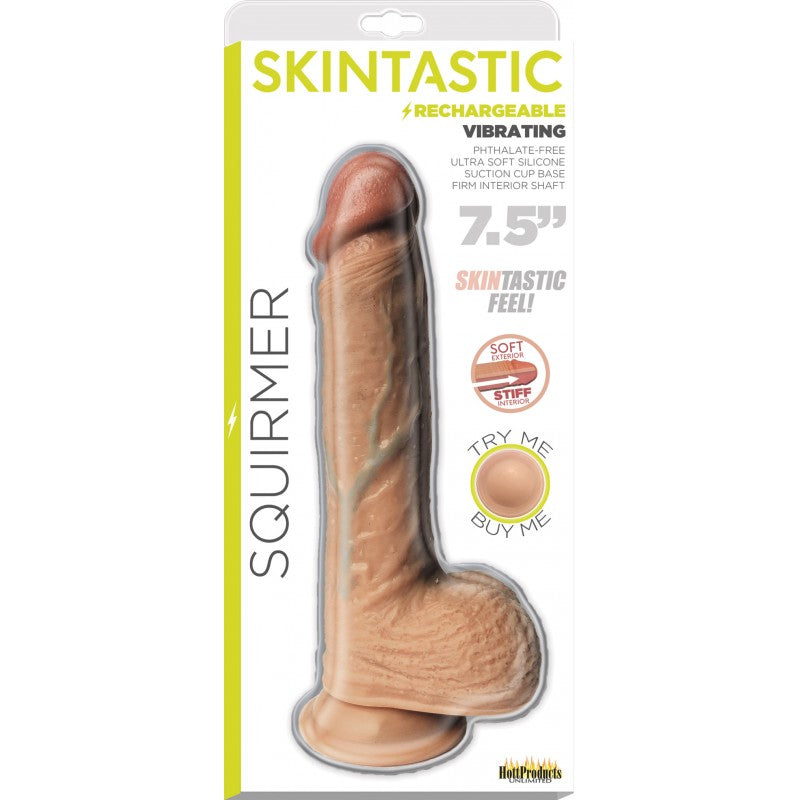 Squirmer - Skintastic Series Rechargeable - 7.5 Inch HTP3274