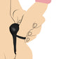 Bang - Silicone Cock Ring and Bullet With Remote  Control - Black BNG-AG572-BLK