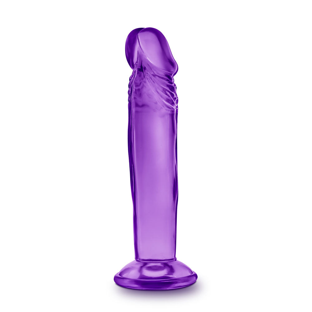 B Yours - Sweet n' Small 6 Inch Dildo With Suction Cup - Purple BL-14621