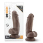 Dr. Skin - Mr. Smith 6" Dildo With Suction Cup -  Chocolate BL-15446
