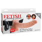 Fetish Fantasy Series 9 Inch Vibrating Hollow Strap-on With Balls - Flesh PD3377-21