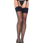 Zara Garter Belt and Stocking - Queen - Black