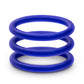 Performance - Vs1 Pure Premium Silicone Cockrings  - Medium - Indigo BL-71812